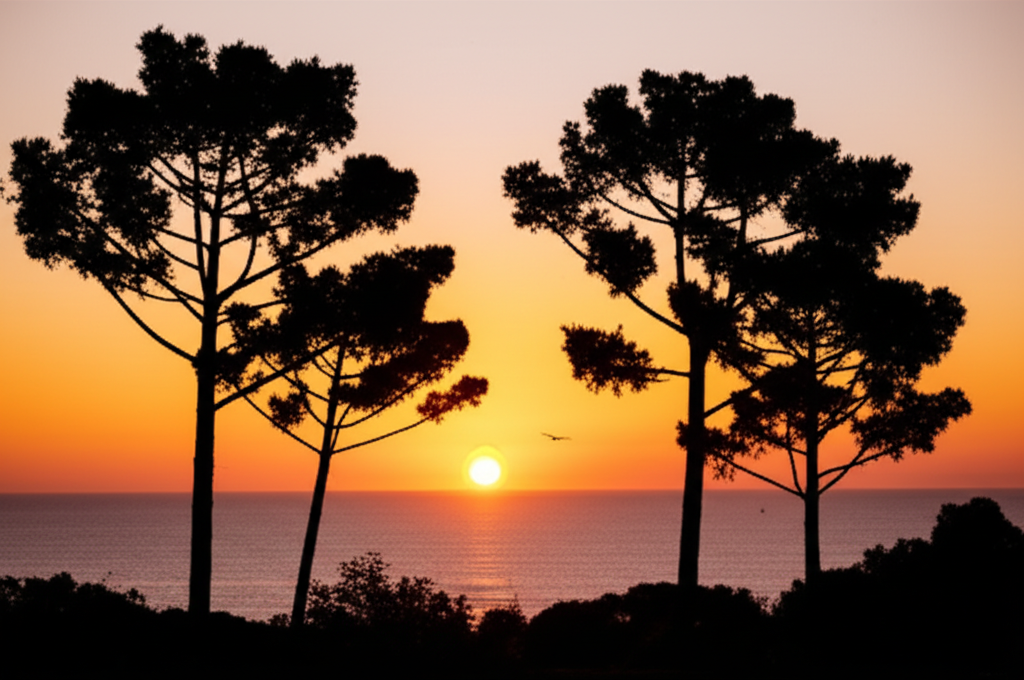 Sunset silhouette